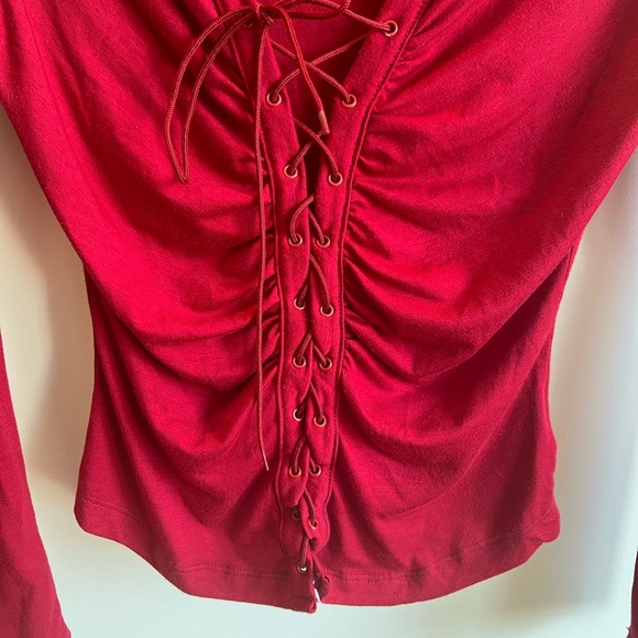 Guess lace-up corset top - Picture 2 of 4